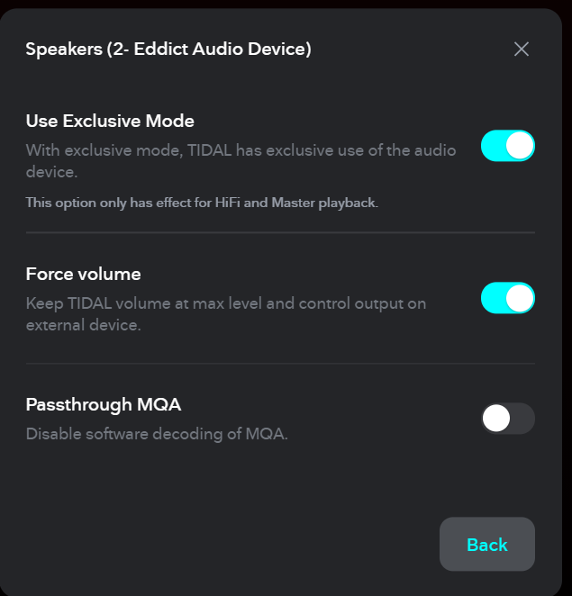 Tidal MQA settings.png